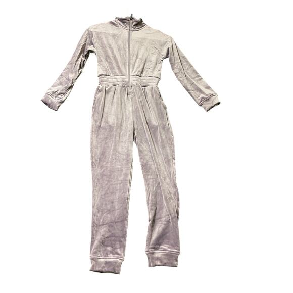 Xersion Other - Xersion Corduroy Jumpsuit Vintage Violet Stretch Waist Kids Small 7/8